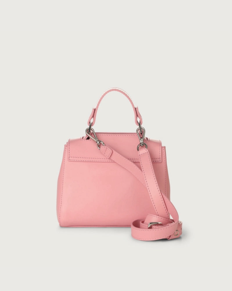 Borsa in pelle Donna B02019 VANITY ORO Rosa