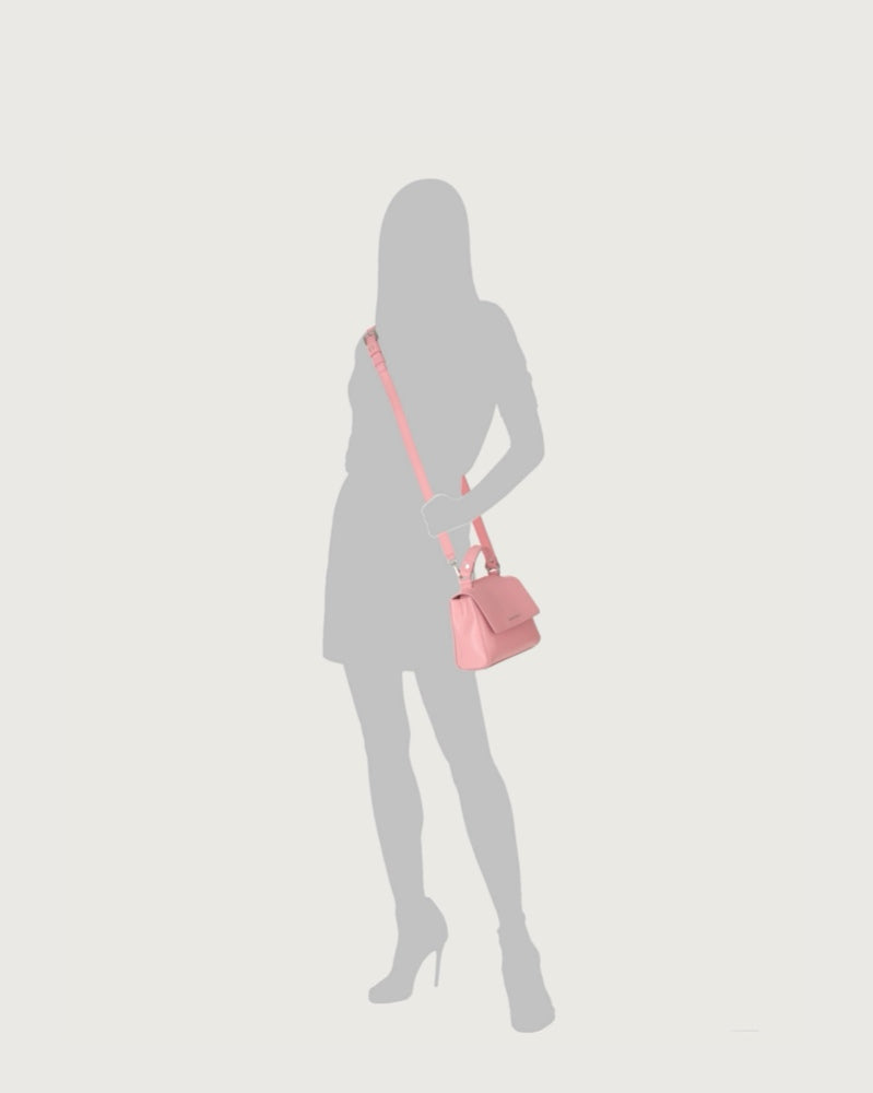 Borsa in pelle Donna B02019 VANITY ORO Rosa