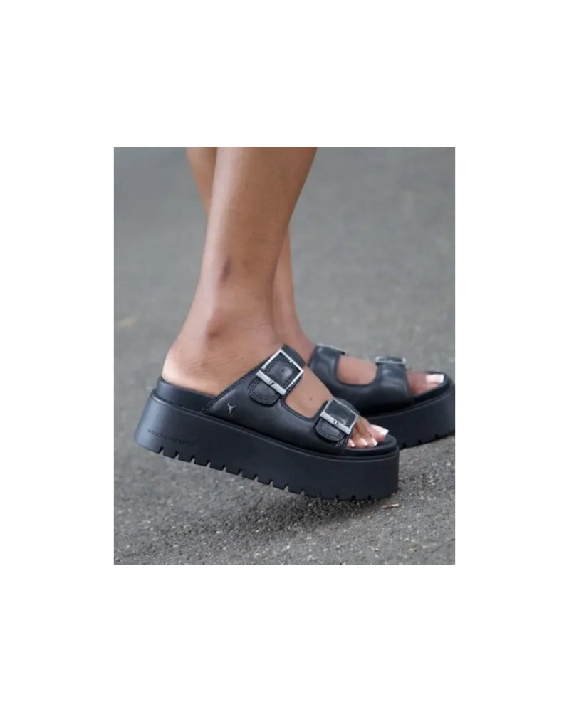Sandalo Donna TWILIGHT Black Soft Cow