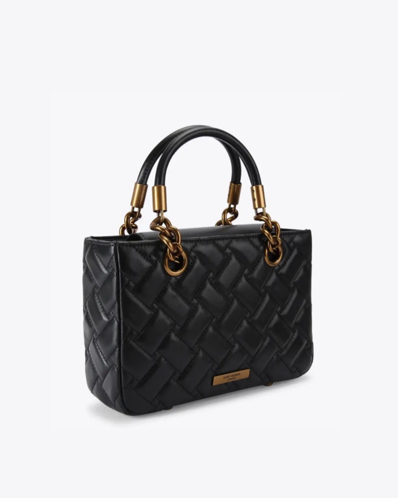SQ KENSINGTON-BLACK-LEATHER-MEDIUM-146