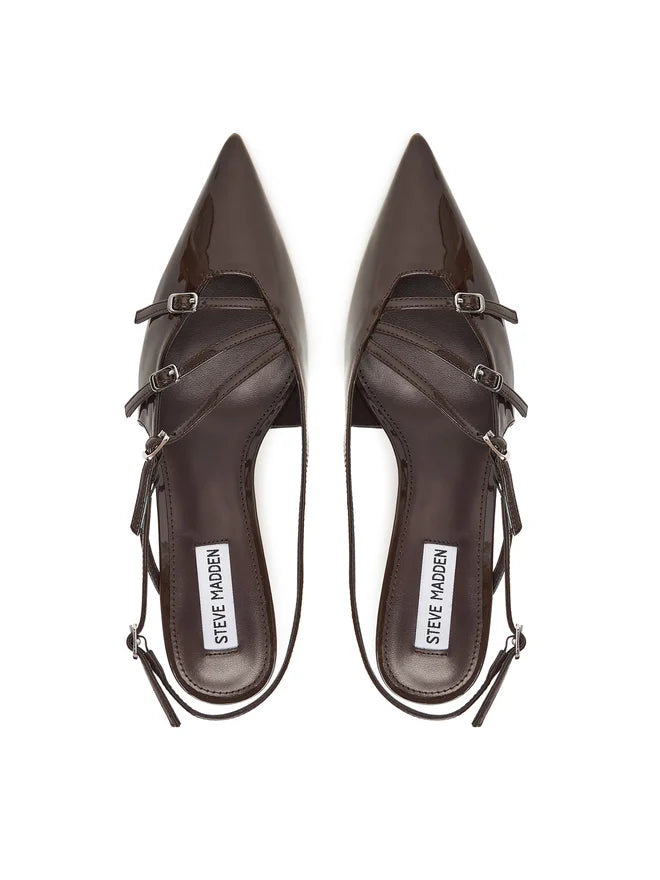 Slingback Donna LIANA Ground Coffee Patent