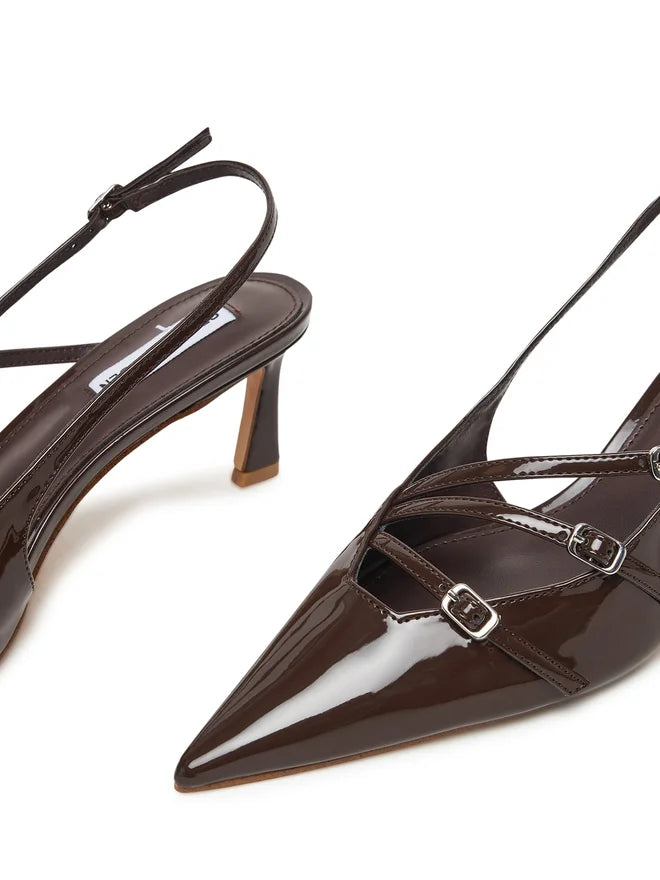Slingback Donna LIANA Ground Coffee Patent