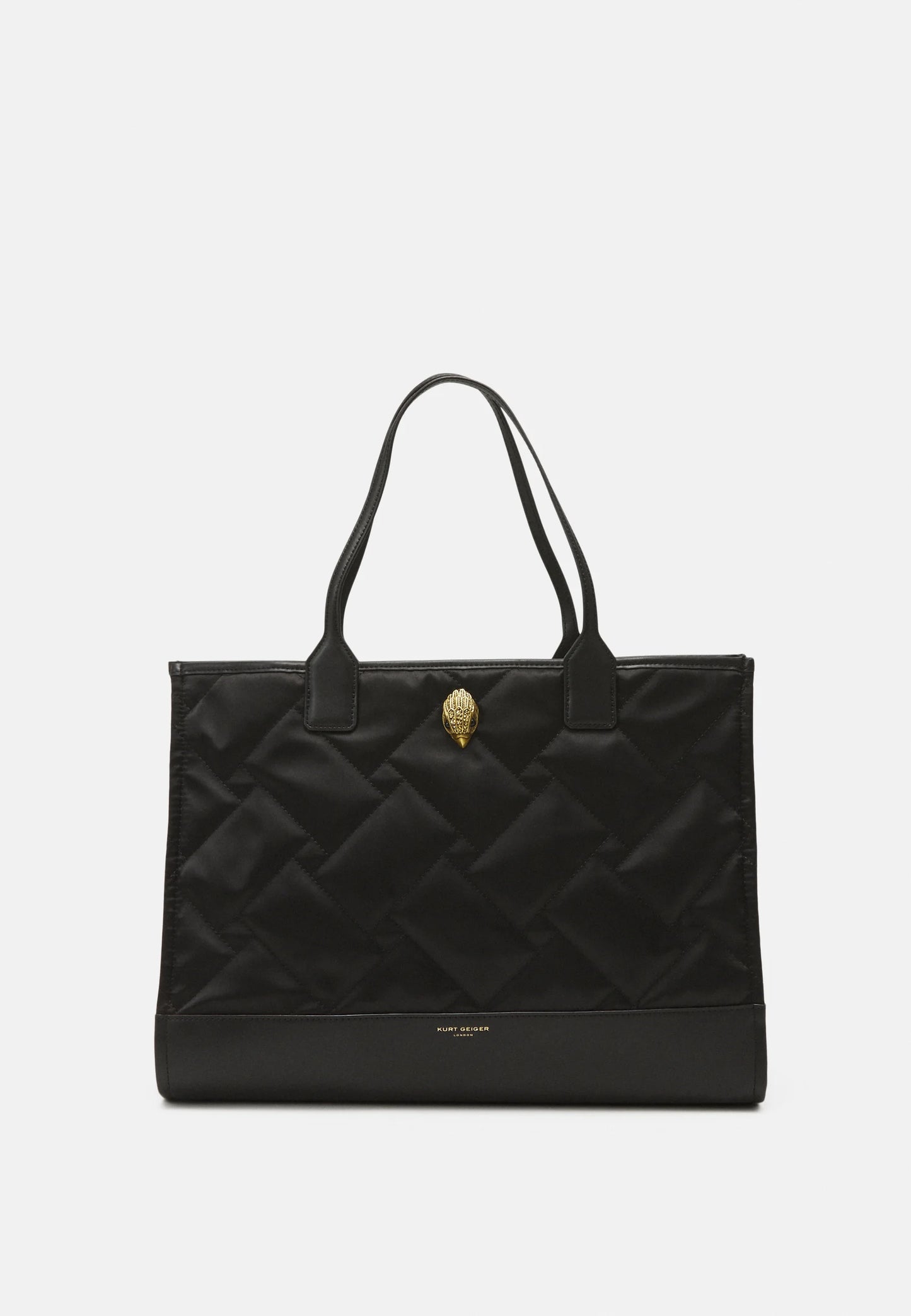 690-RECYCLED SQ SHOPPER-BLACK-NYLON-133