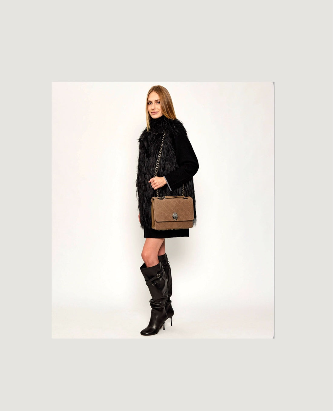 690-LARGE KENSINGTON KURT-TAUPE-SUEDE-183