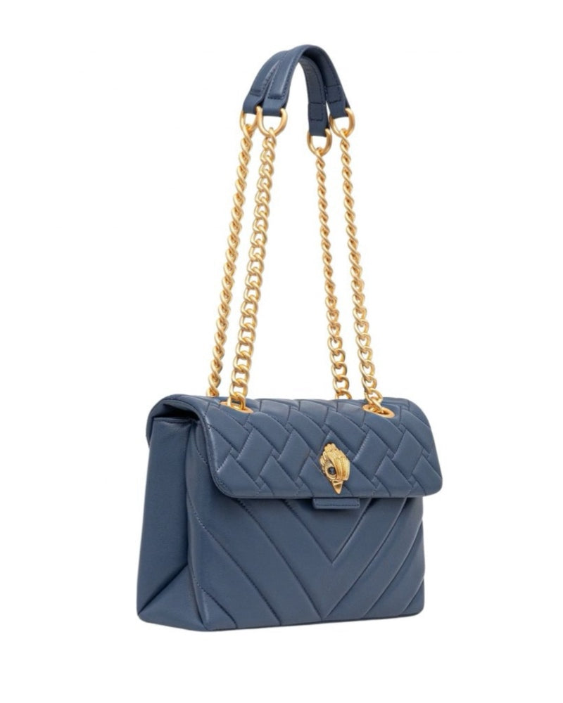 LEATHER KENSINGTON BAG-BLUE OTHER-LEATHER-LARGE-322