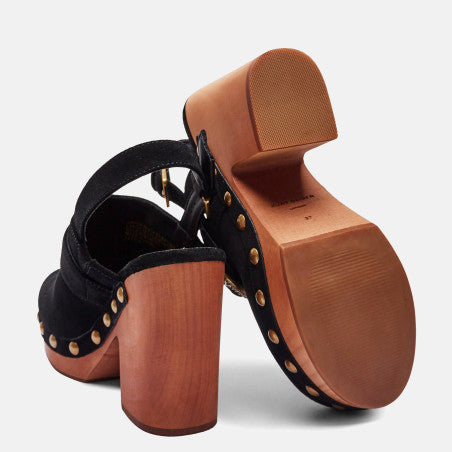 MAYFAIR CLOG SLINGBACK-MULTI-SUEDE-909