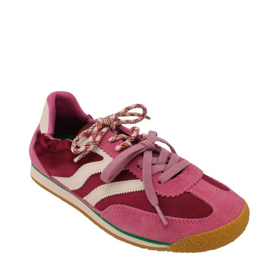 Sneaker Donna PURE Combi Burgundy