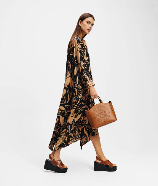 Borsa k/circle sm tote perforated Donna A1W30058.NN Dark Tan