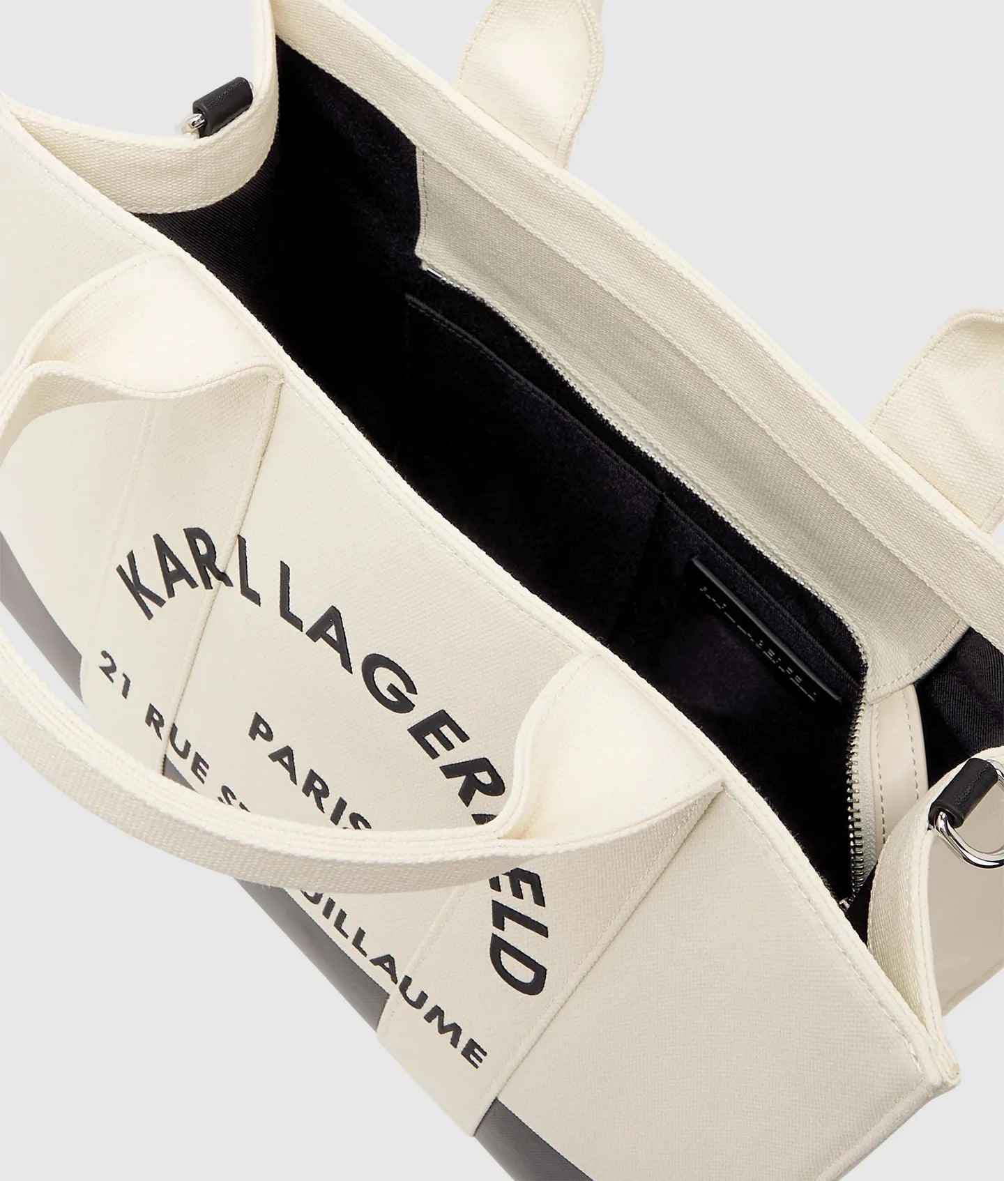 Borsa k/rsg square medium tote Donna A3W50025.NN White/Black