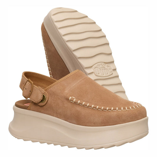 Slip-On Donna HD.44259 Delray Clog Suede Tan