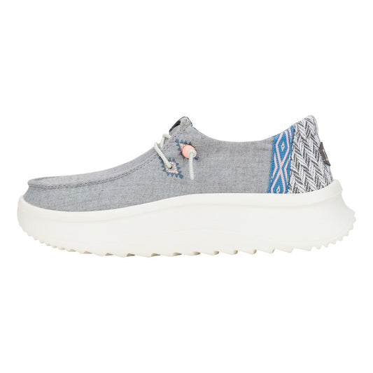 Slip-On Donna HD.41946 Wendy Peak Chambray Woven Grey