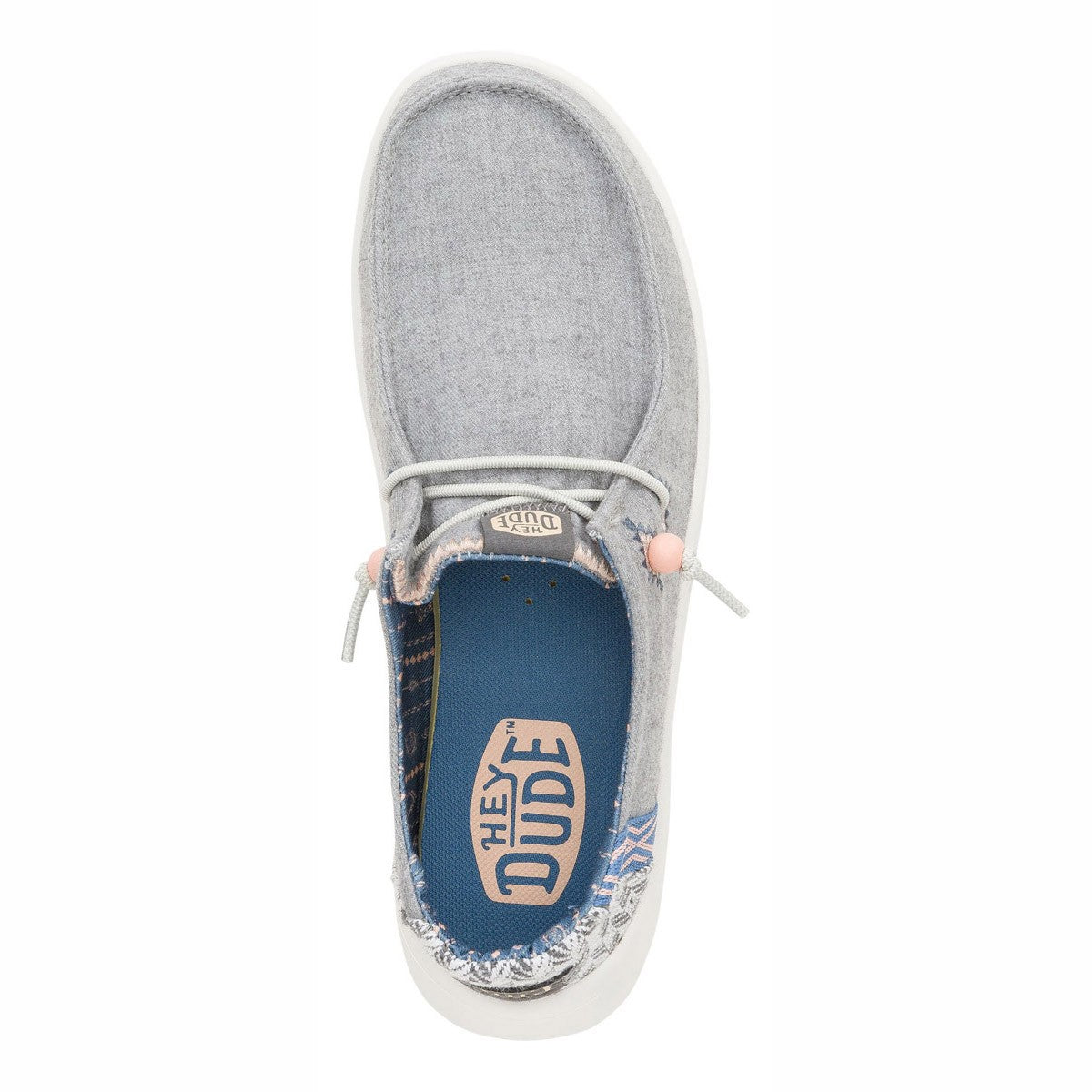 Slip-On Donna HD.41946 Wendy Peak Chambray Woven Grey