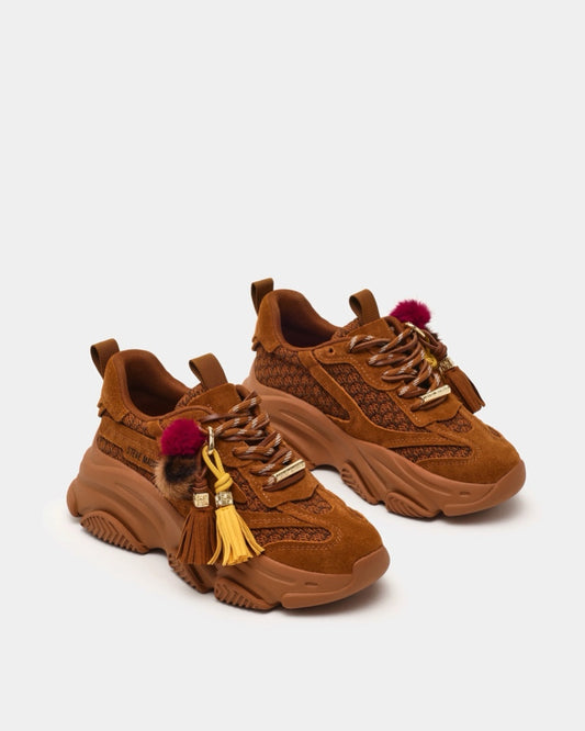 Sneaker Donna POSSESSION-PP Chestnut Suede