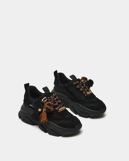 Sneaker Donna POSSESSION-PP Black Suede