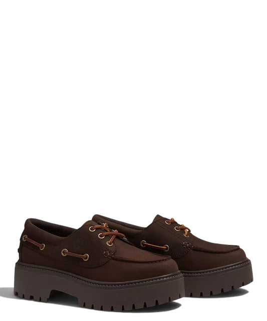 Women’s STONE STREET BOAT SHOE DARK BROWN NUBUCK