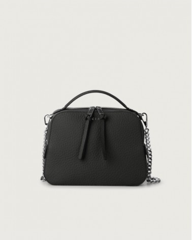 Orciani Borsa Donna SD0147 SOF Mini Bag Chéri Soft in pelle a mano con tracolla Nero