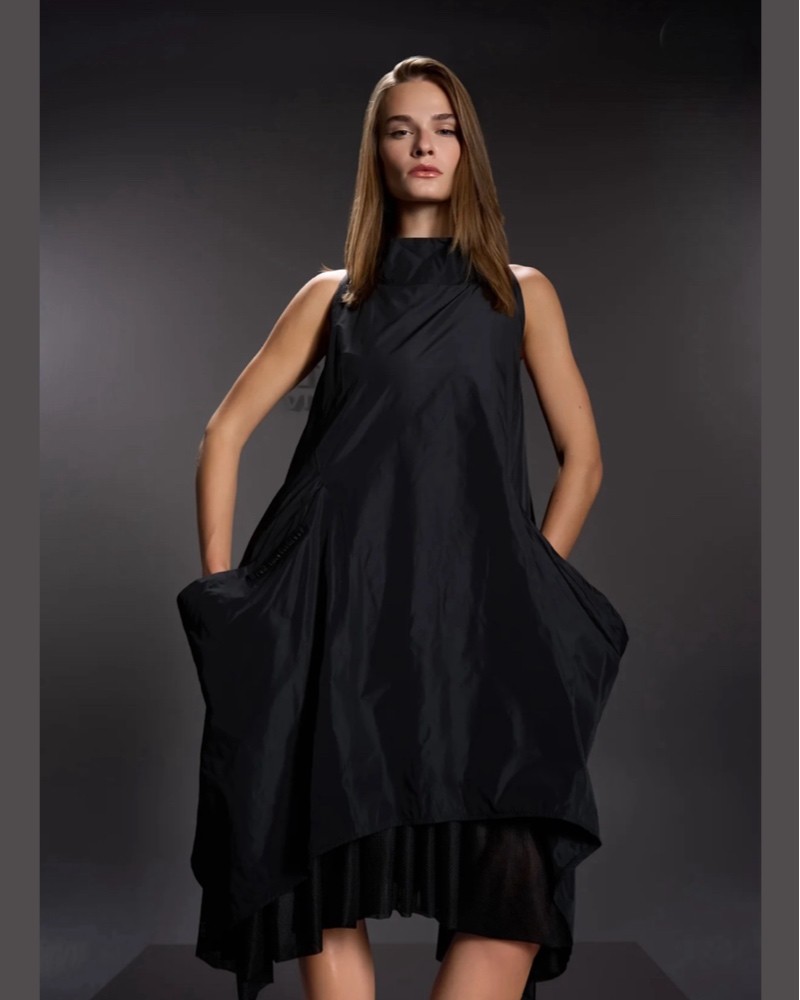 Via delle Rose VW25-16242 Dress Donna Nero