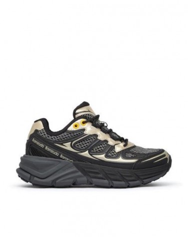 Barracuda Sneaker Donna BD1420B Round-One Black/Gold