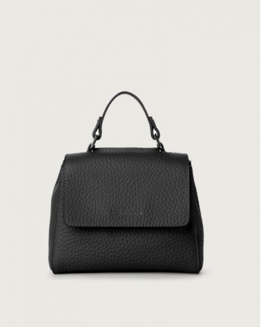 Orciani Borsa Donna B02019 SOF Sveva Soft Mini a mano in pelle con tracolla Nero