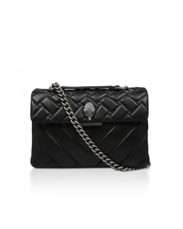 Kurt Geiger Leather Kensington X Bag Black/Combo (102)