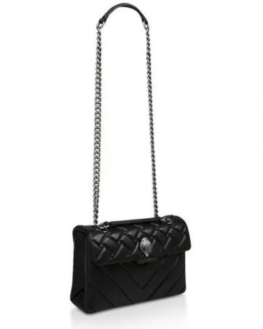 Kurt Geiger Leather Kensington X Bag Black/Combo (102)