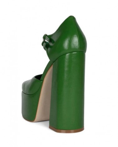 Jeffrey Campbell Mary-Jane Donna Leila Patent Green