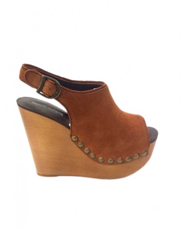 Jeffrey Campbell Sandalo Donna SNICK-STD Tan Cow Suede