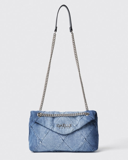 REG SHOULDER STRAP DENIM A ROMBI APPL METAL LOGO GAACW02164 Denim LIght Blue