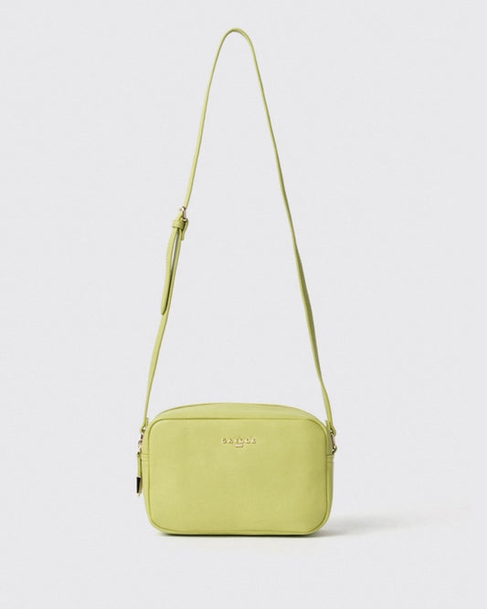 REG CAMERA BAG CON LOGO IN METALLO GAACW02125 Lime