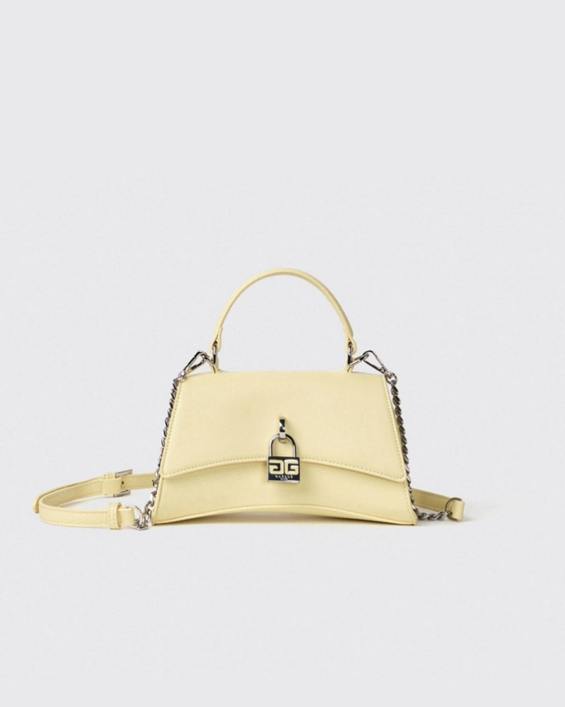 MINI HAND BAG CON LUCCHETTO LOGATO GAACW02223 Giallo