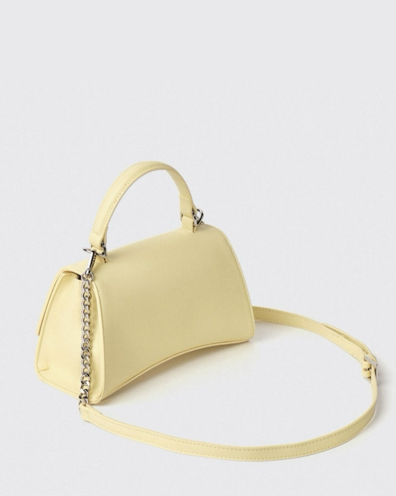 MINI HAND BAG CON LUCCHETTO LOGATO GAACW02223 Giallo