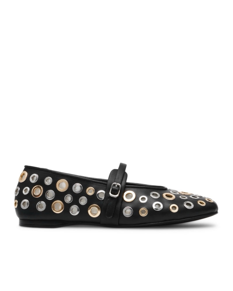 Ballerina Donna REJOICE-S Black/Silver Gold