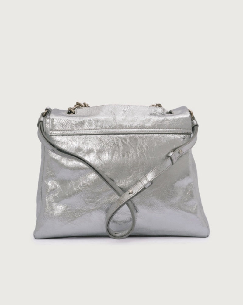 Borsa in pelle Donna BT2006 METAL Argento