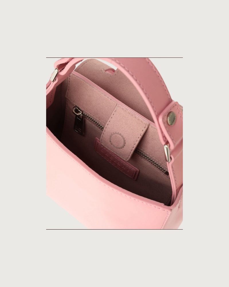 Borsa in pelle Donna B02019 VANITY ORO Rosa