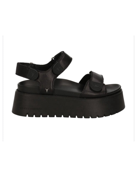 Sandalo Donna THANKFUL Black Soft Cow
