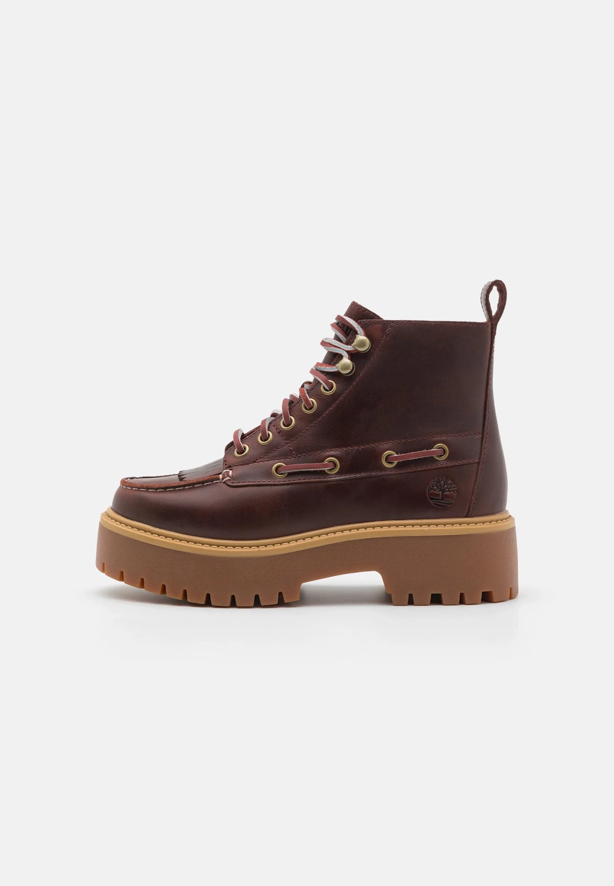 Women’s Stone Street Mid Lace Up Boot Burgundy Full Grain