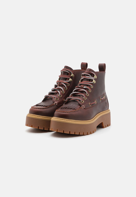 Women’s Stone Street Mid Lace Up Boot Burgundy Full Grain
