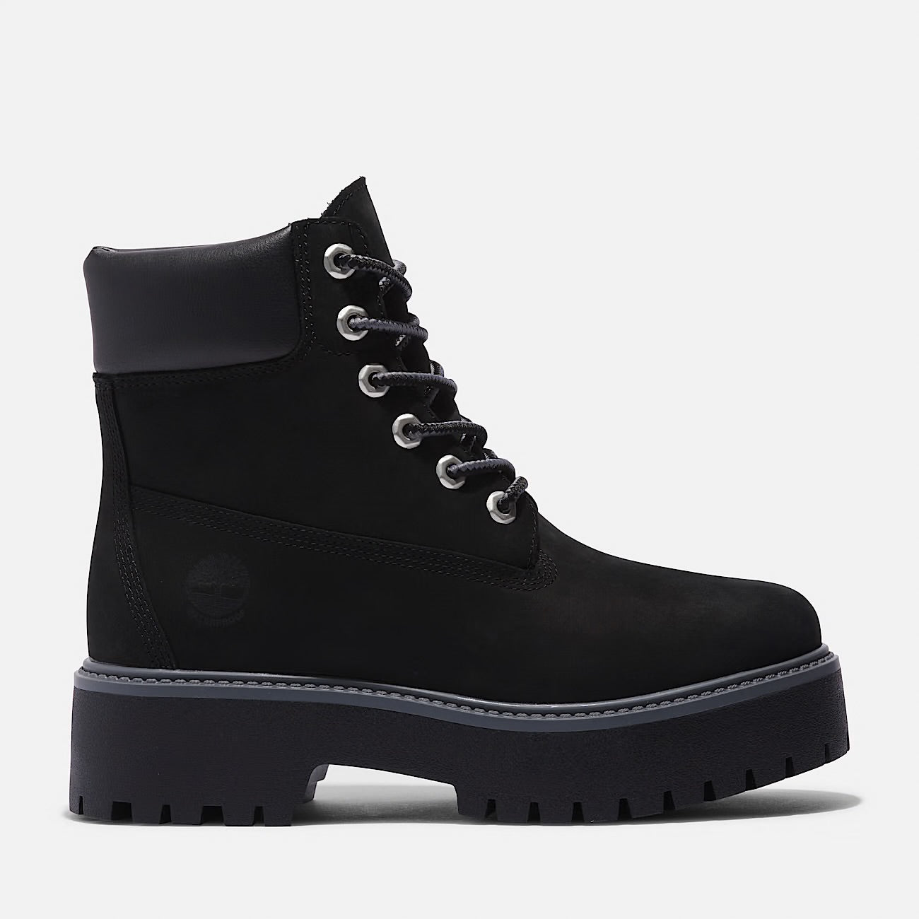 Women’s Stone Street 6 Inch Lace Up Waterproof Boot Jet Black