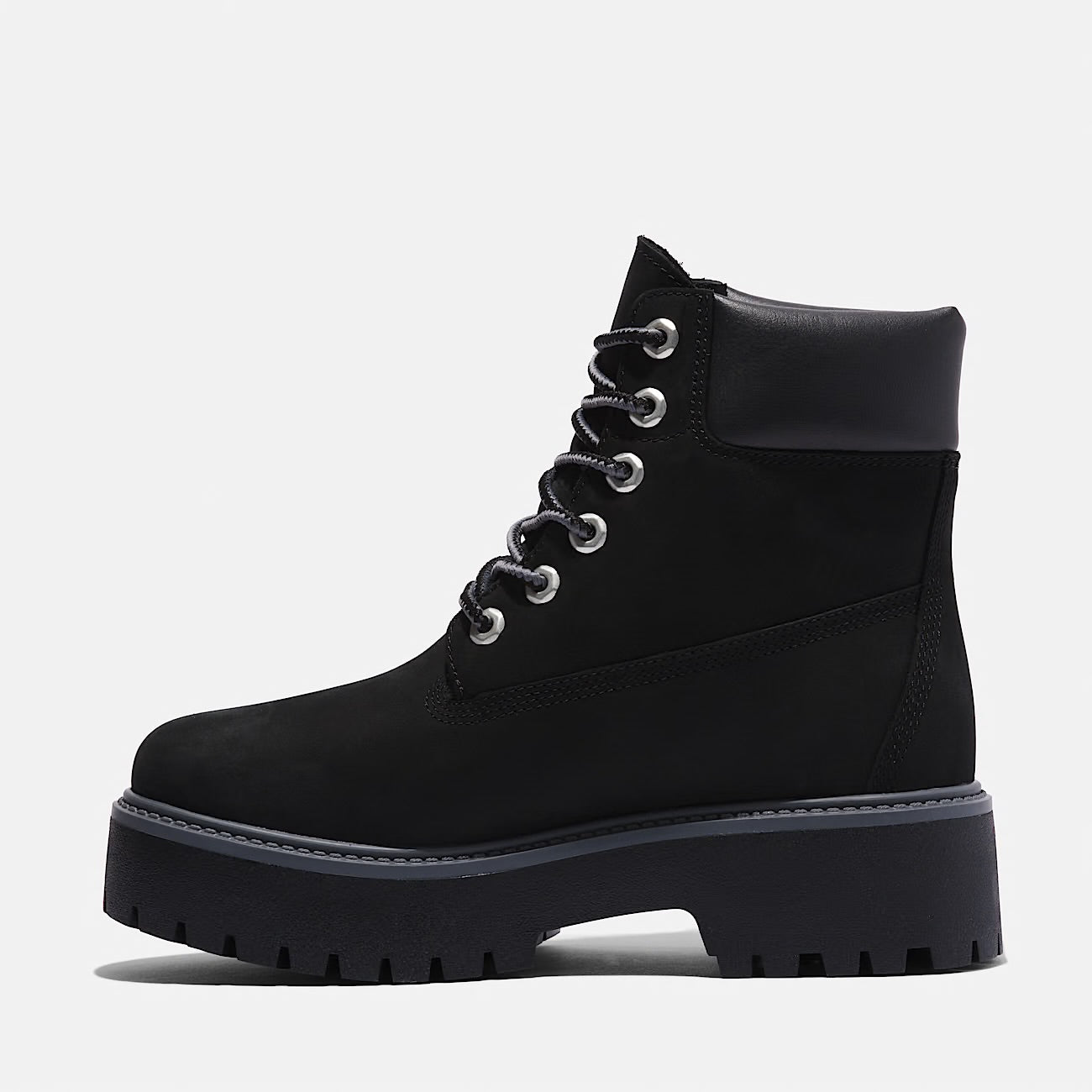 Women’s Stone Street 6 Inch Lace Up Waterproof Boot Jet Black