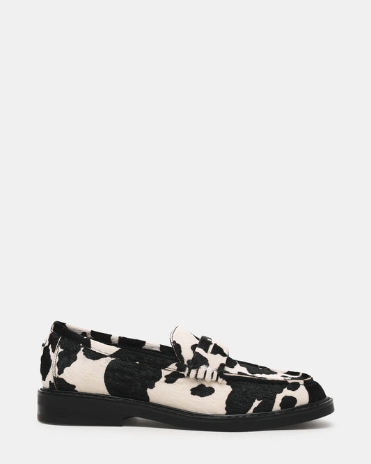 Mocassino Donna ADISON-C Black/White