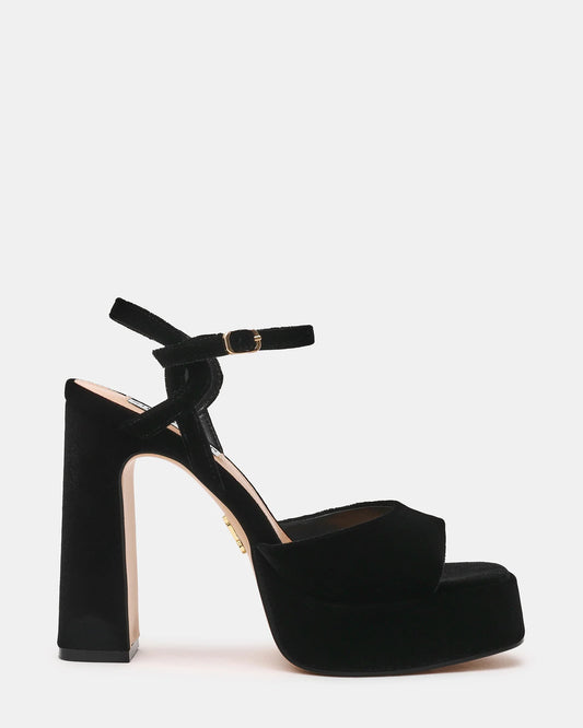 Sandalo col tacco Donna MILIANA Black Velvet