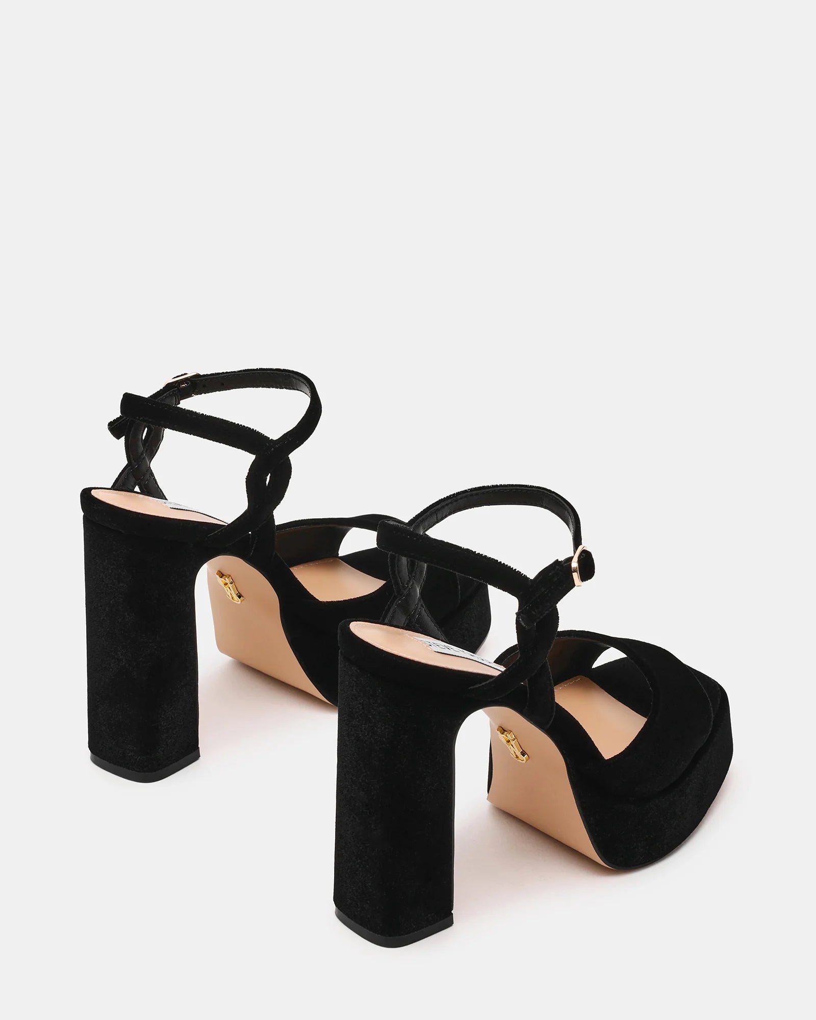 Sandalo col tacco Donna MILIANA Black Velvet