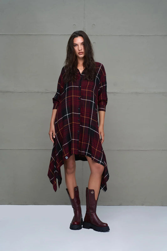 Dress Donna VW26-18291 Burgundy