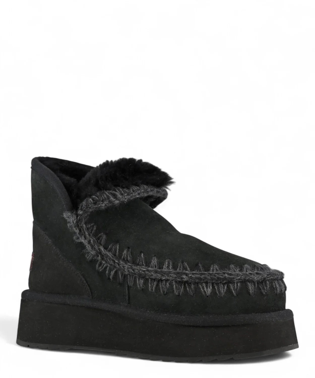 Mini Eskimo Platform Boot Black/Black