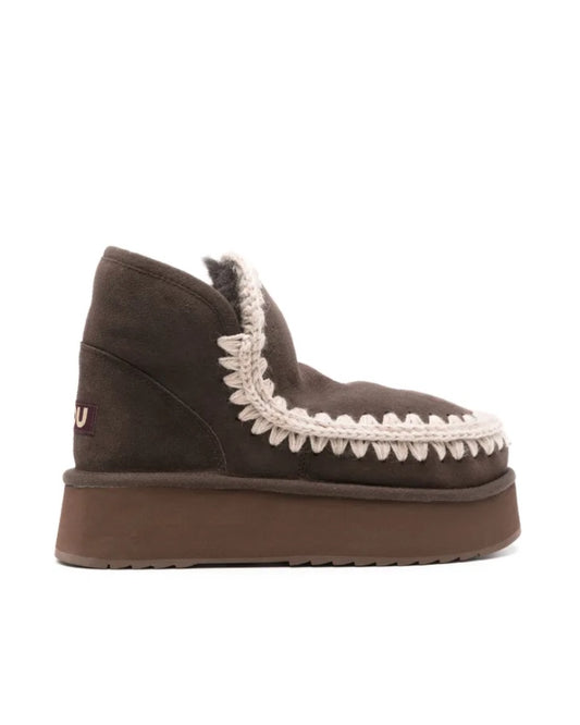 Mini Eskimo Platform Boot Mocha