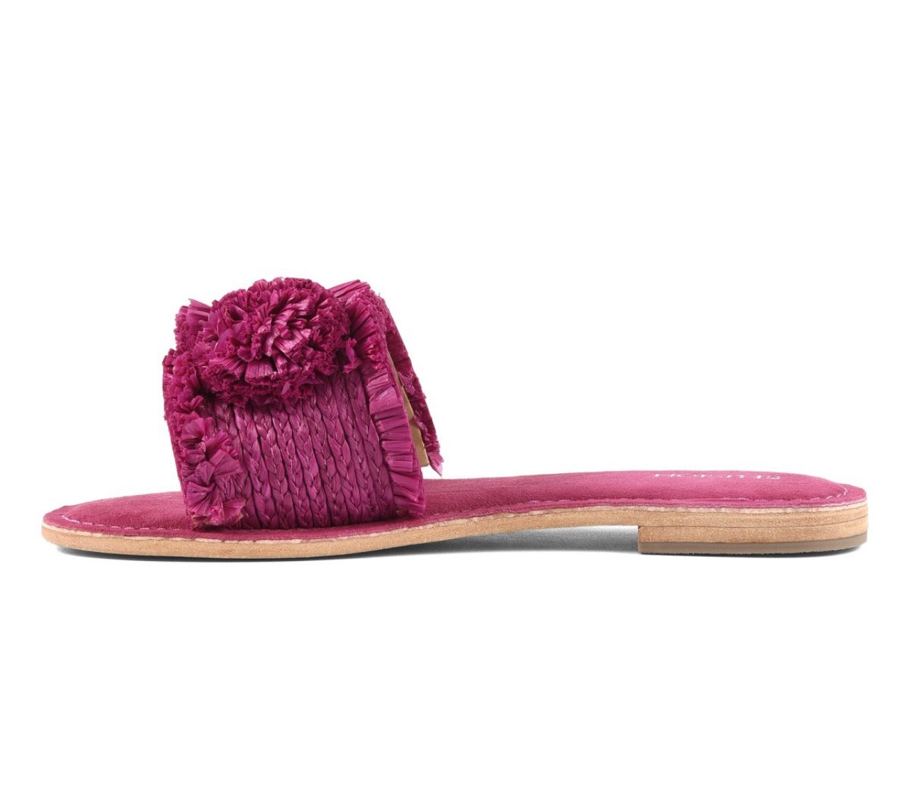 Women's CBF.R226007 Raffia slide Fucsia