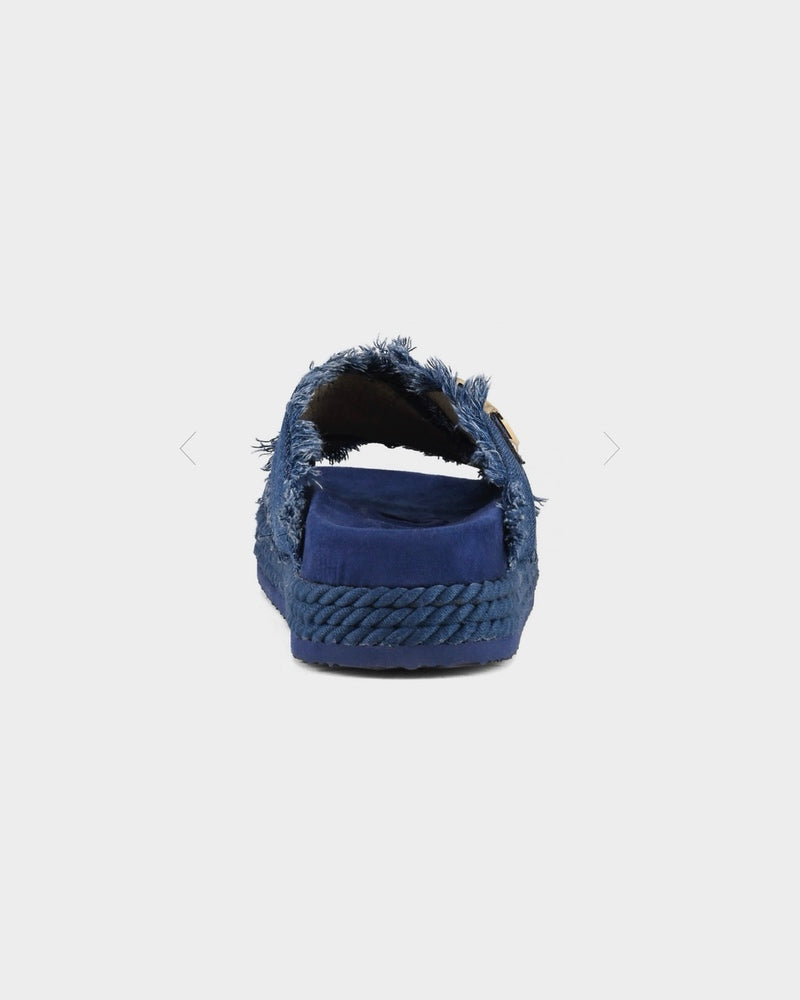 Women's Criss-cross rope sandal denim MU.SW451004K Denim