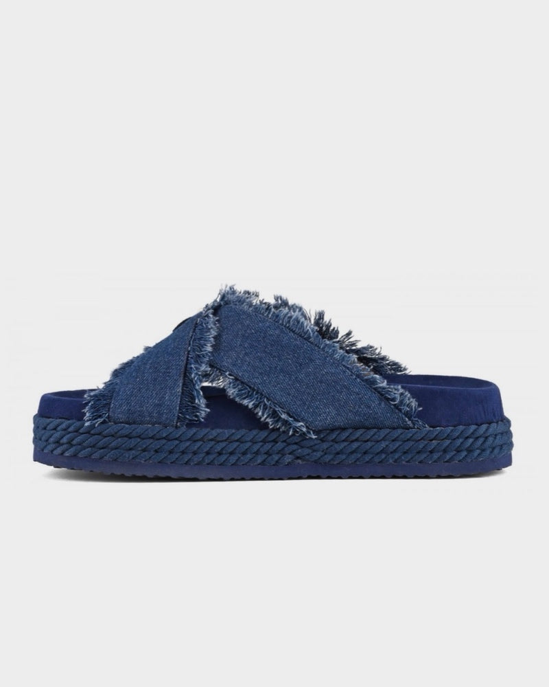 Women's Criss-cross rope sandal denim MU.SW451004K Denim