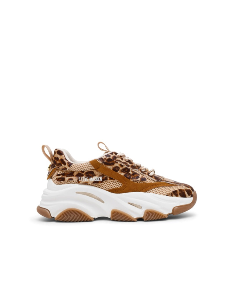 Sneaker Donna POSSESSION-E Leopard Tan