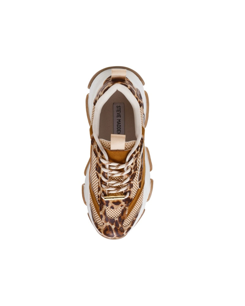 Sneaker Donna POSSESSION-E Leopard Tan